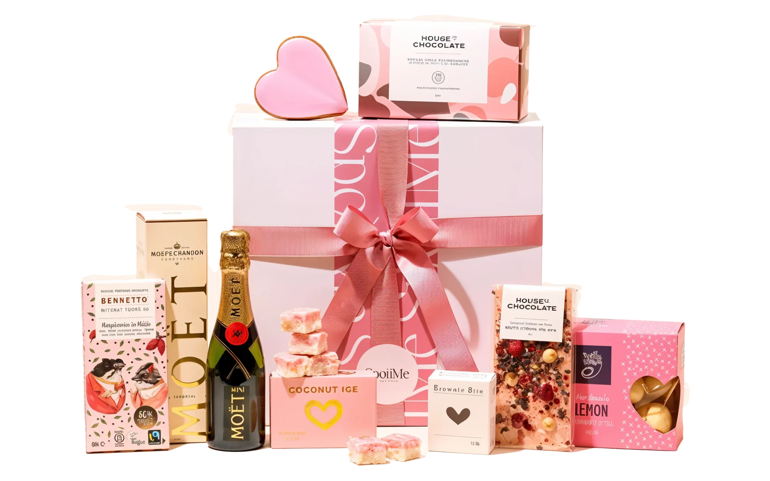 Pink luxury gift box set